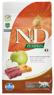 Farmina Корм для кошек N&D Grain-Free Feline Pumpkin Venison фото