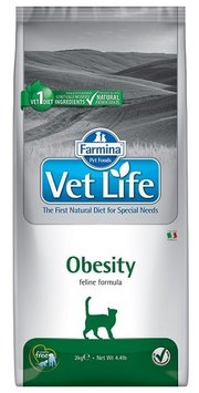 Farmina Корм для кошек Vet Life Feline Obesity фото